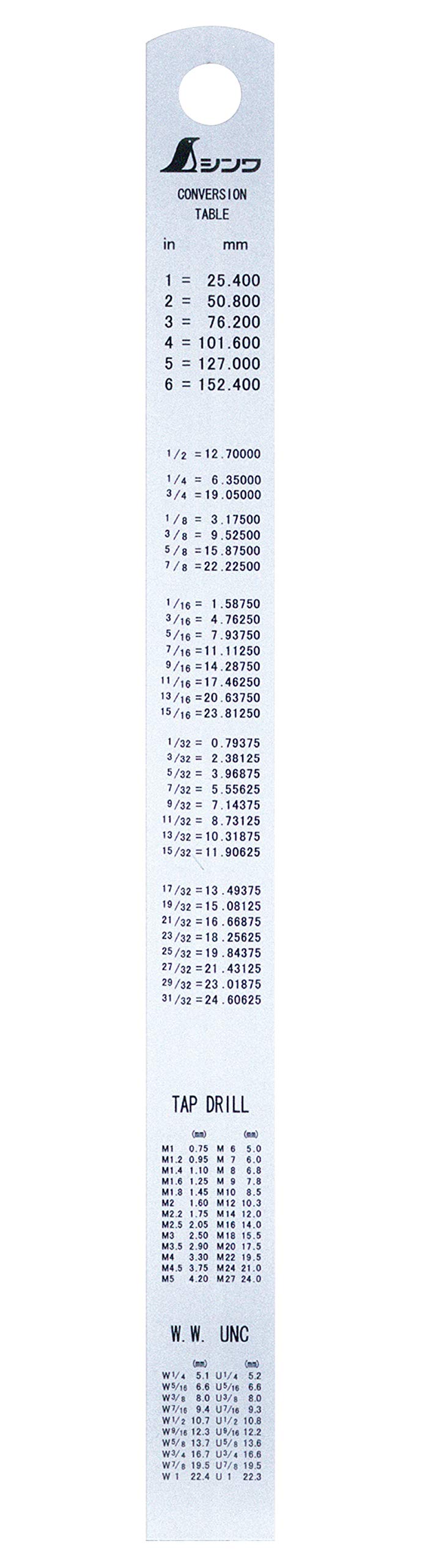 Amazon.co.jp: シンワ測定(Shinwa Sokutei) 直尺 シルバー 上